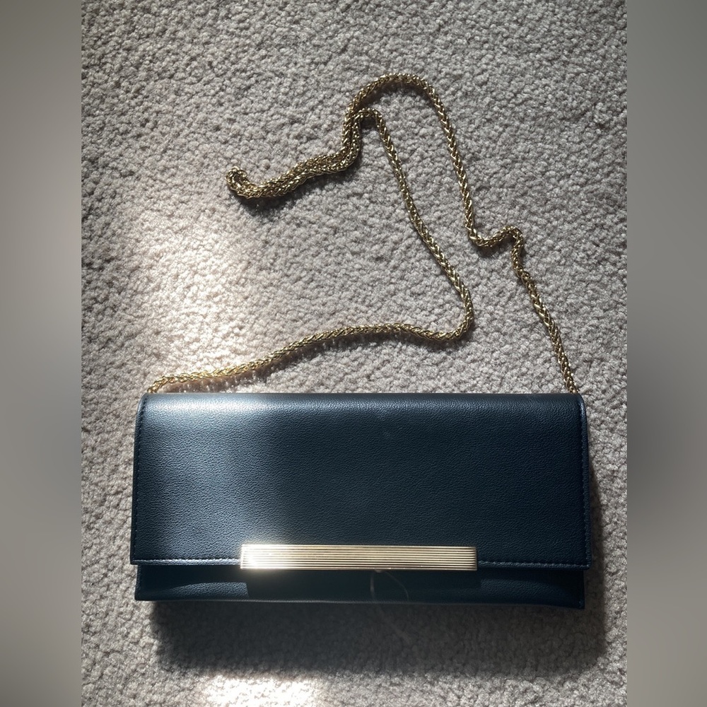 Aldo leather clutch
